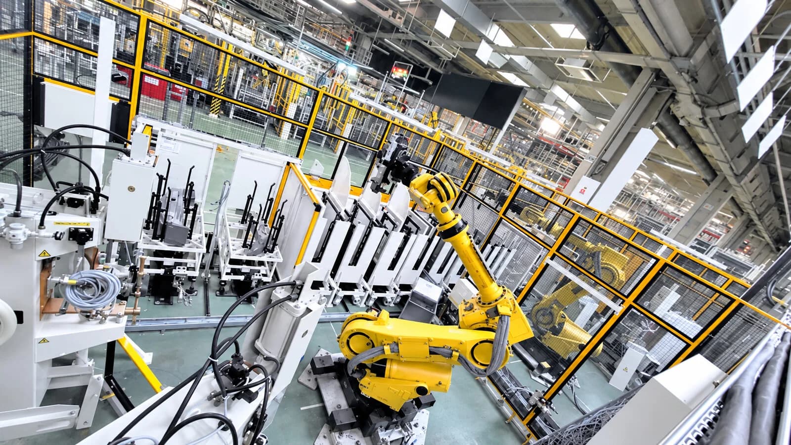 Automatická svařovací linka pro automobilový závod